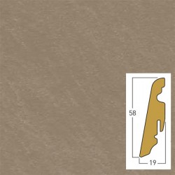 brown cemento 19 x 58 x 2400 mm mdf